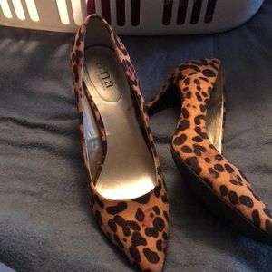 Cheetah print high heels
